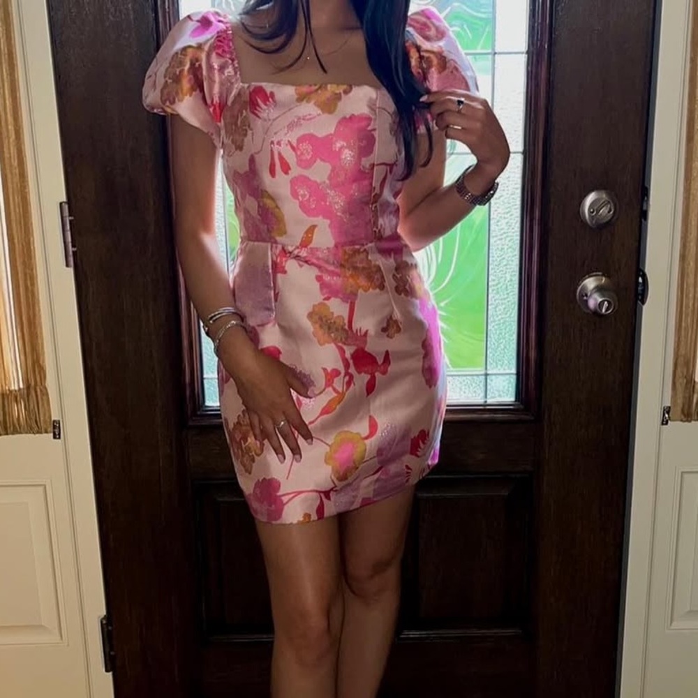 Lulus Jacquard Dress